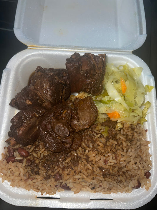 Brown stew chicken